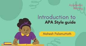 INTRODUCTION TO APA STYLE GUIDE
