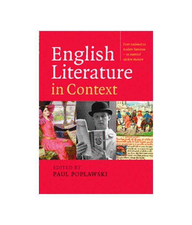 ENGLISH LITERATURE IN CONTEXT - THE TWENTIETH CENTURY 1901- 1939