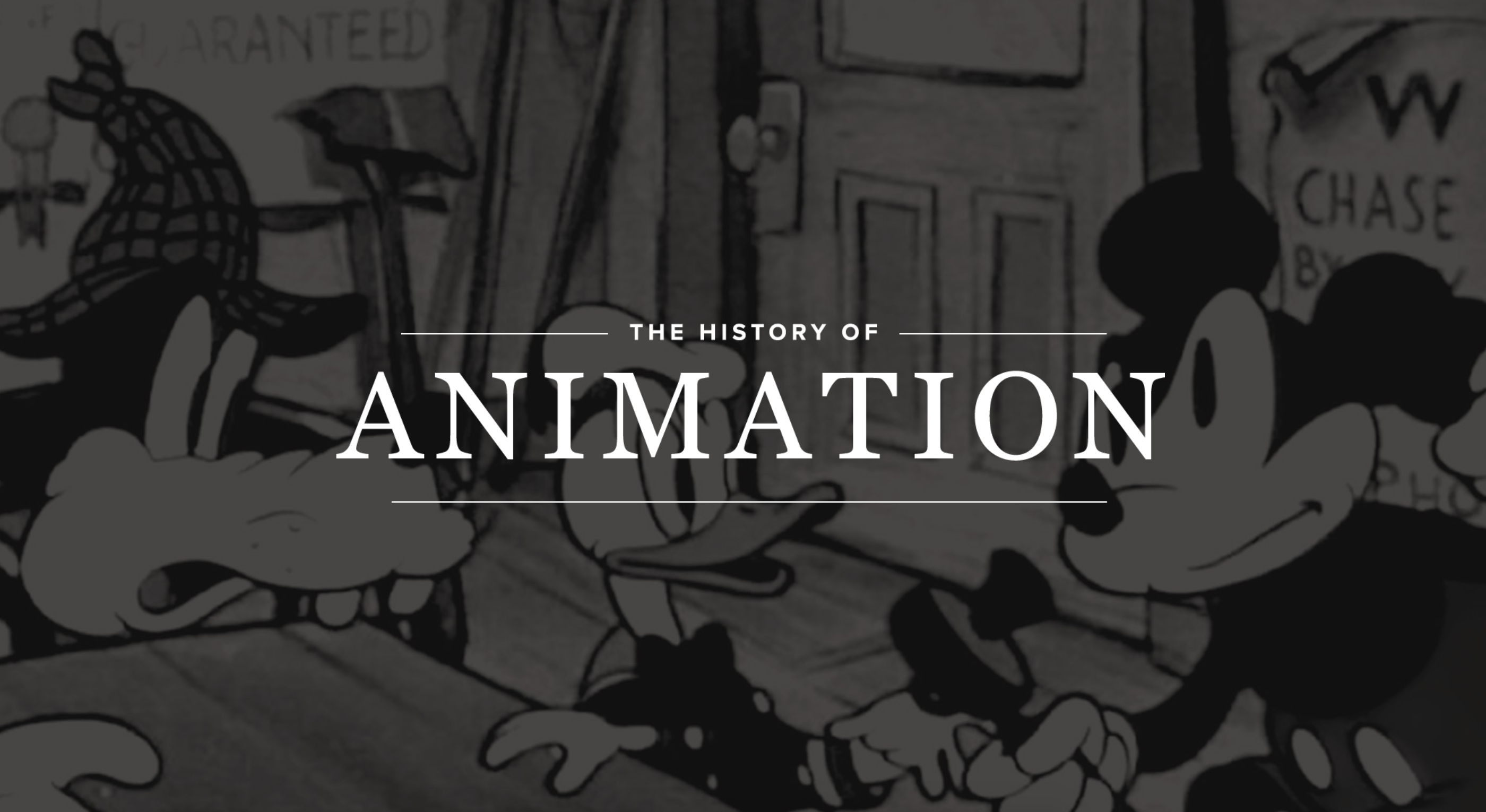 HISTORY OF ANIMATION & VISUAL EFFECTS